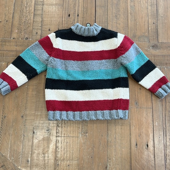 Janie and jack striped zip front cardigan sweater - Picture 7 of 7